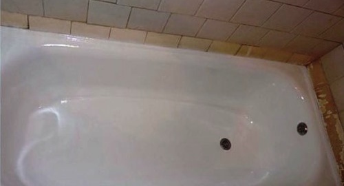 Реставрация ванны жидким акрилом | Чеховская